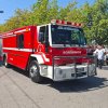 Desfile de unidades bomberos